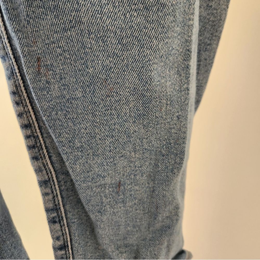American Eagle Mom Jeans Distressed Ripped Straight Leg Jeans 8 - Picture 3 of 8